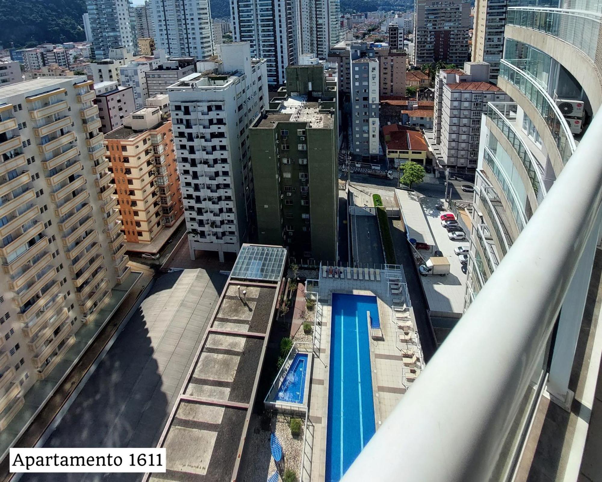 Book Santos - Condominio Unlimited - Apartamento Com Vista Mar E Apartamento Com Vista Piscina Bagian luar foto