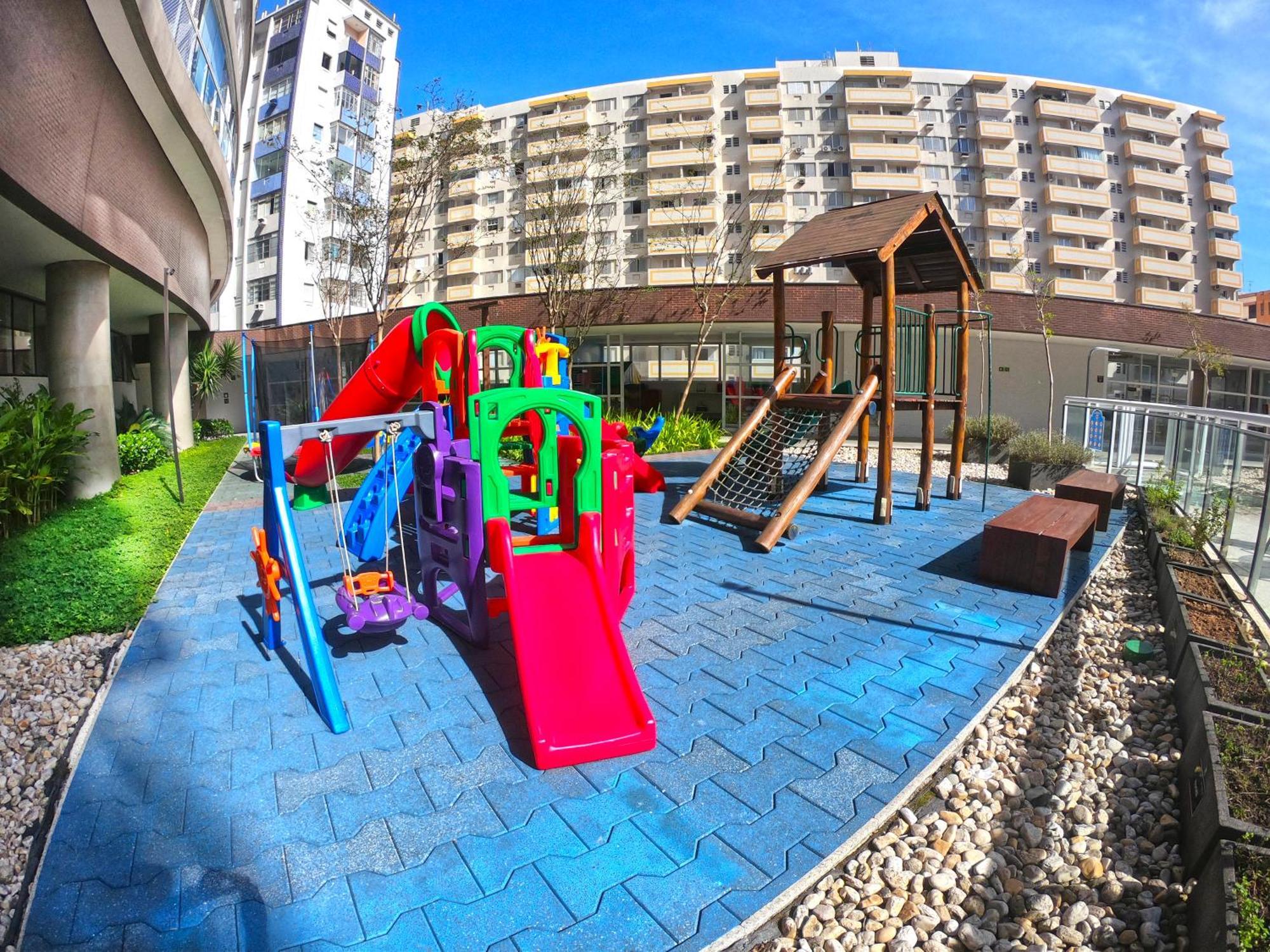 Book Santos - Condominio Unlimited - Apartamento Com Vista Mar E Apartamento Com Vista Piscina Bagian luar foto