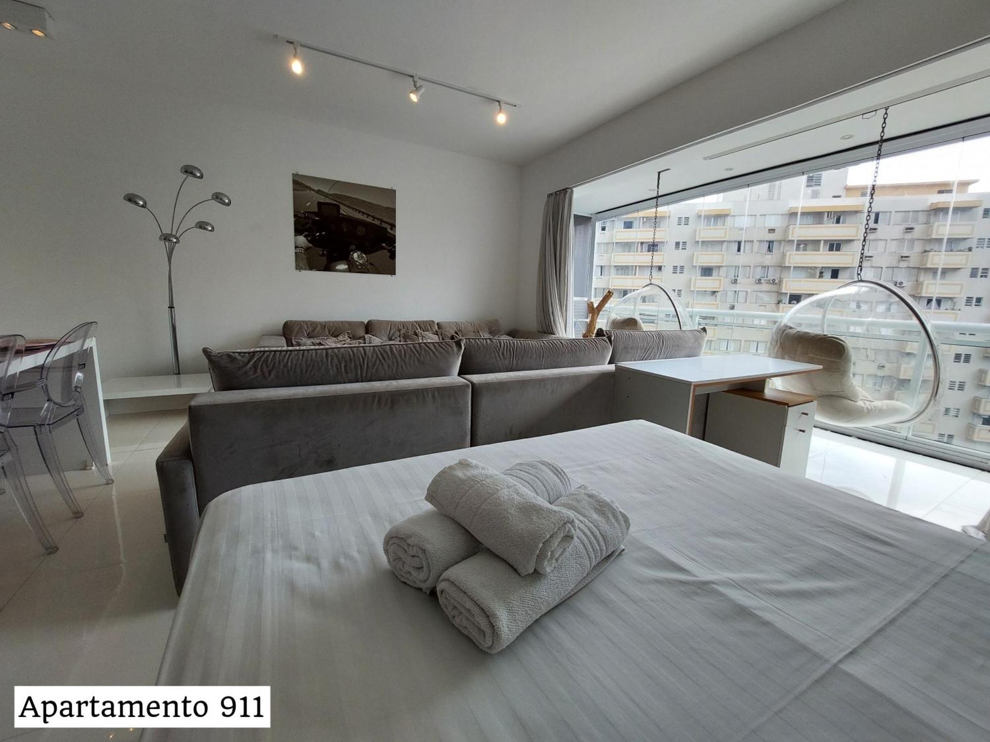 Book Santos - Condominio Unlimited - Apartamento Com Vista Mar E Apartamento Com Vista Piscina Ruang foto