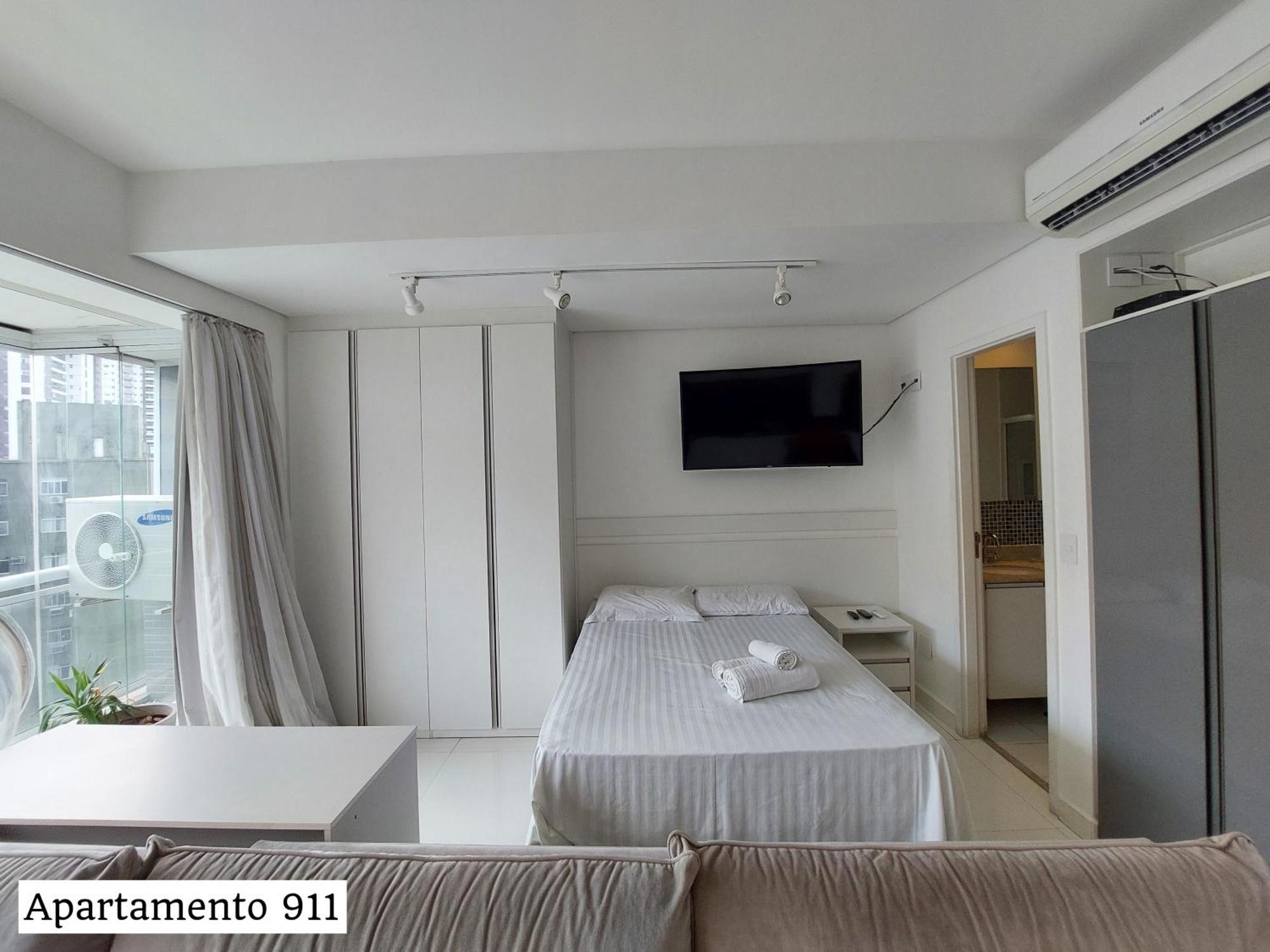 Book Santos - Condominio Unlimited - Apartamento Com Vista Mar E Apartamento Com Vista Piscina Bagian luar foto
