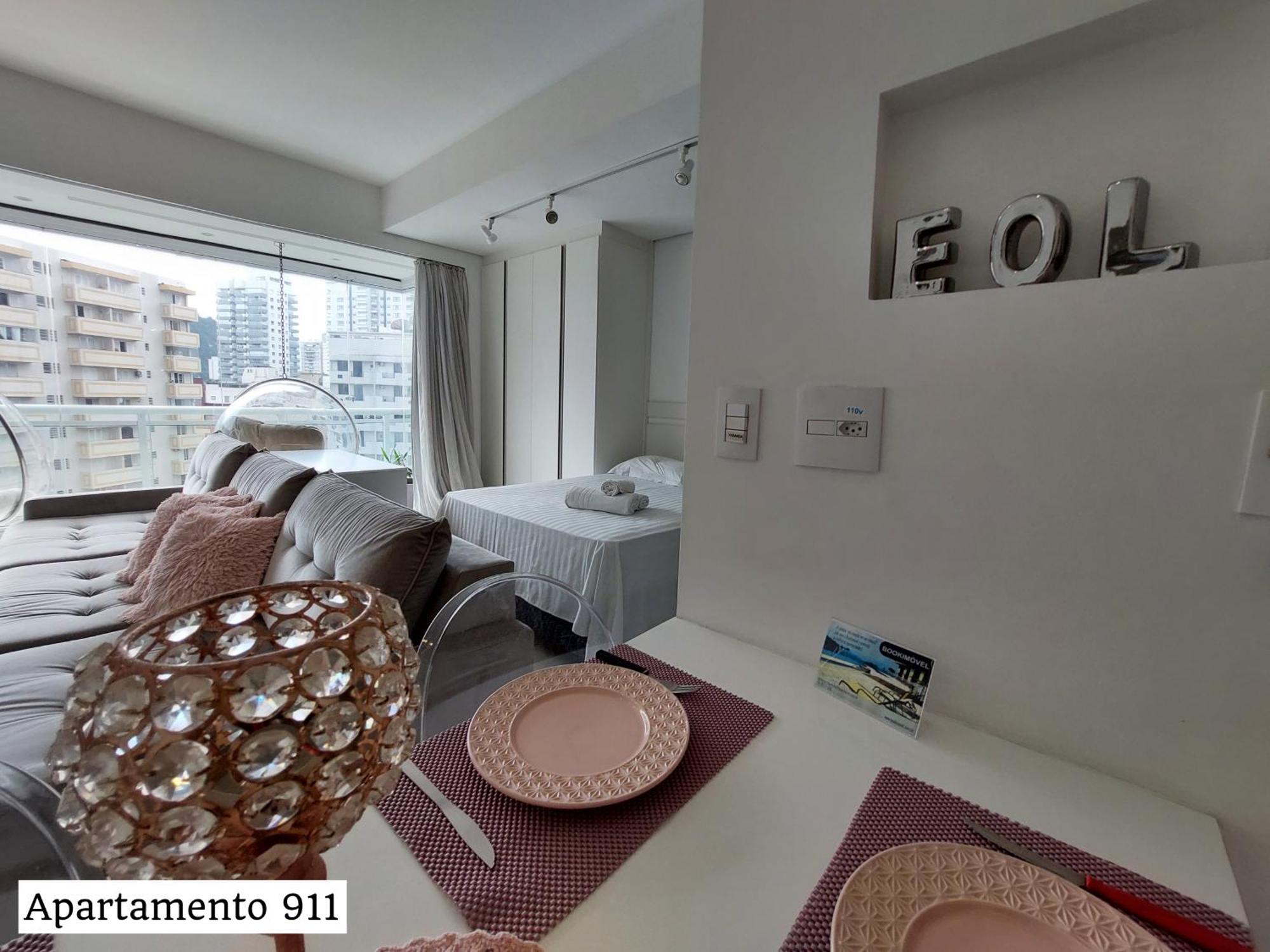 Book Santos - Condominio Unlimited - Apartamento Com Vista Mar E Apartamento Com Vista Piscina Bagian luar foto