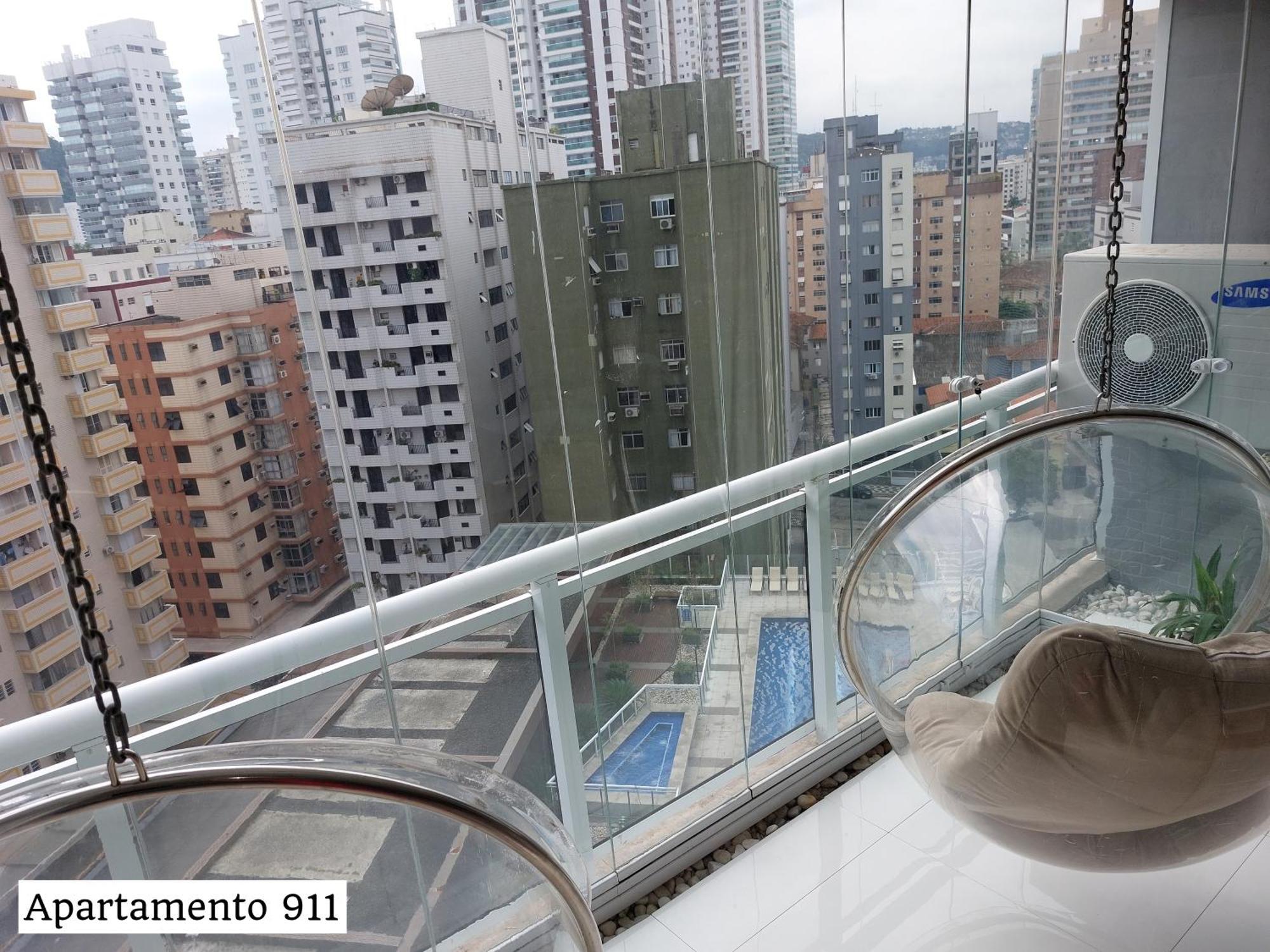 Book Santos - Condominio Unlimited - Apartamento Com Vista Mar E Apartamento Com Vista Piscina Ruang foto