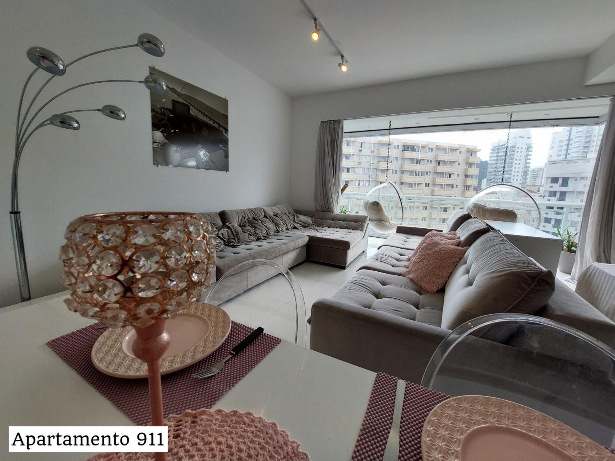 Book Santos - Condominio Unlimited - Apartamento Com Vista Mar E Apartamento Com Vista Piscina Ruang foto