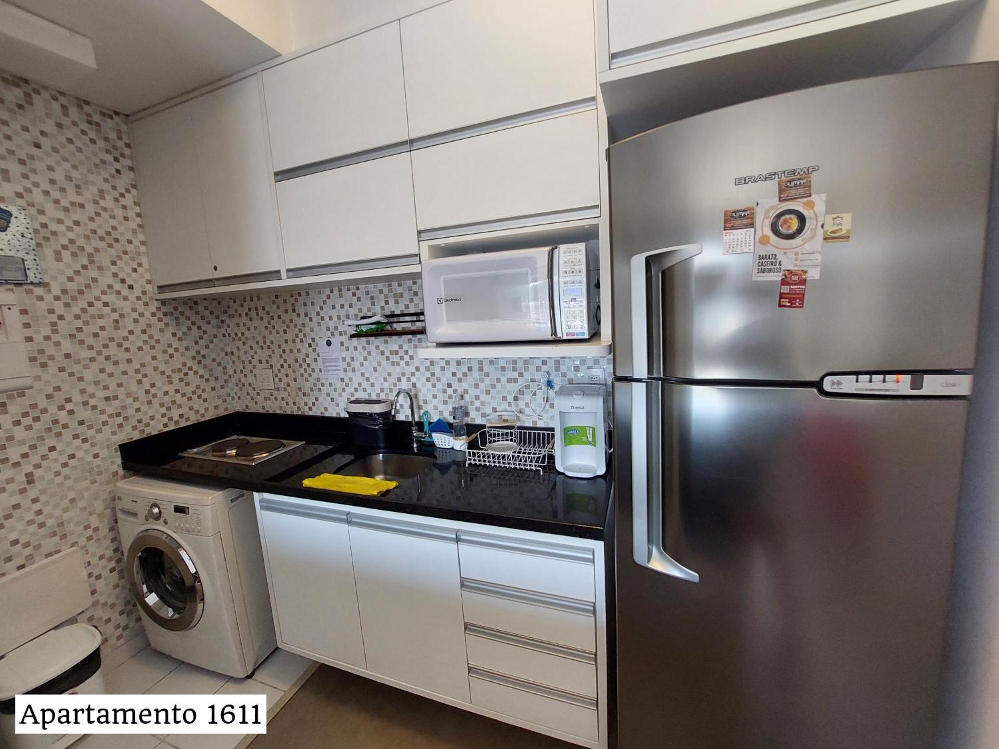 Book Santos - Condominio Unlimited - Apartamento Com Vista Mar E Apartamento Com Vista Piscina Ruang foto