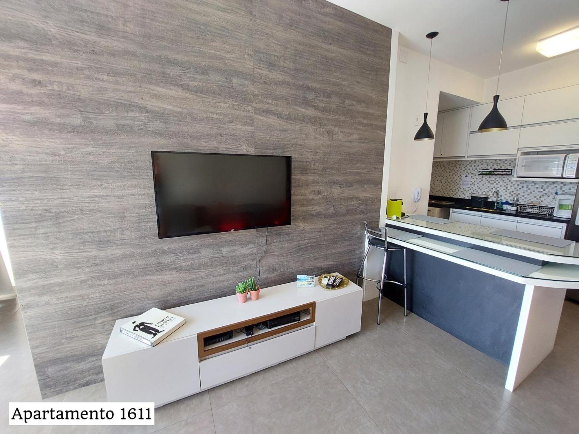 Book Santos - Condominio Unlimited - Apartamento Com Vista Mar E Apartamento Com Vista Piscina Ruang foto