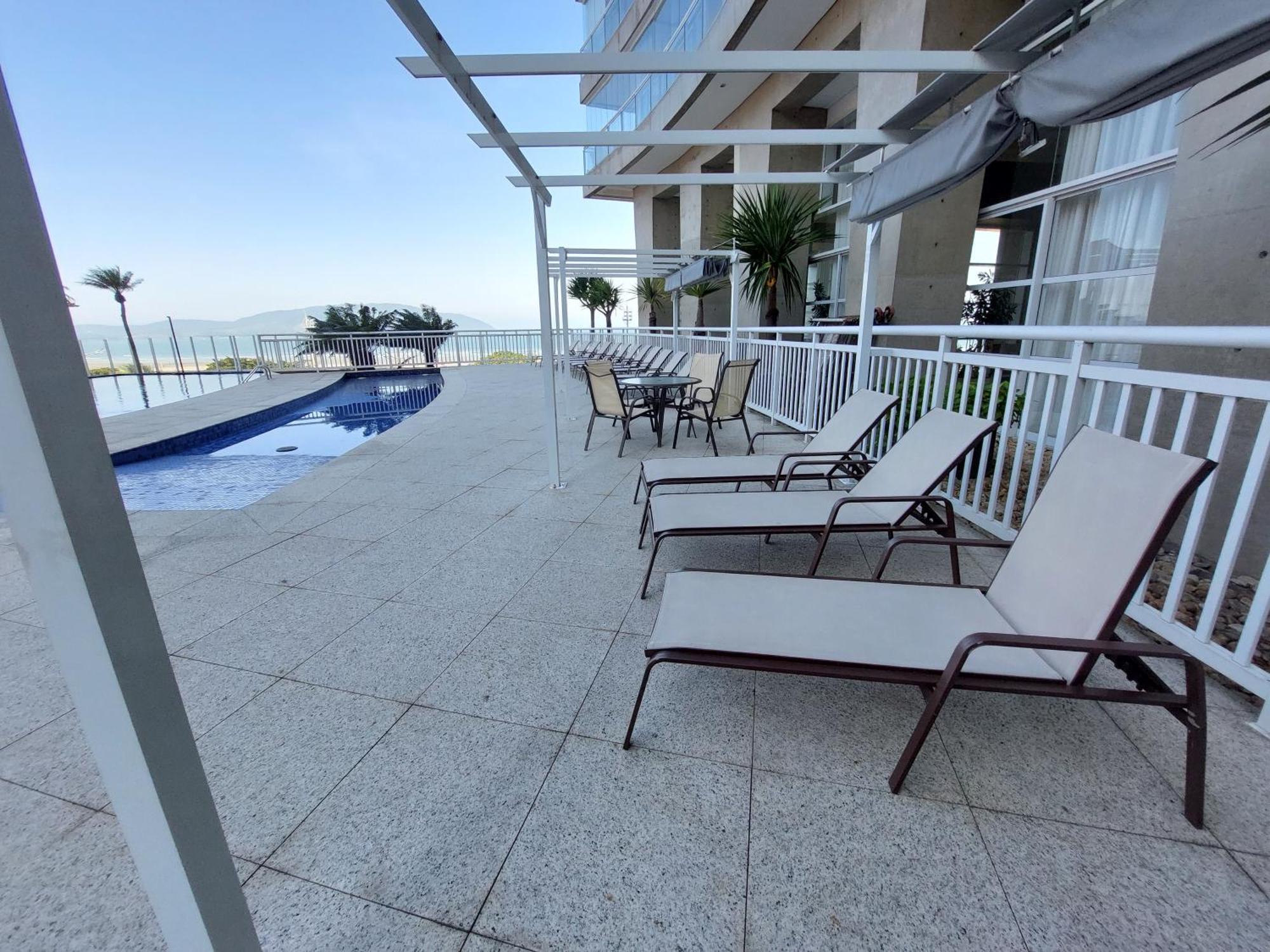 Book Santos - Condominio Unlimited - Apartamento Com Vista Mar E Apartamento Com Vista Piscina Bagian luar foto