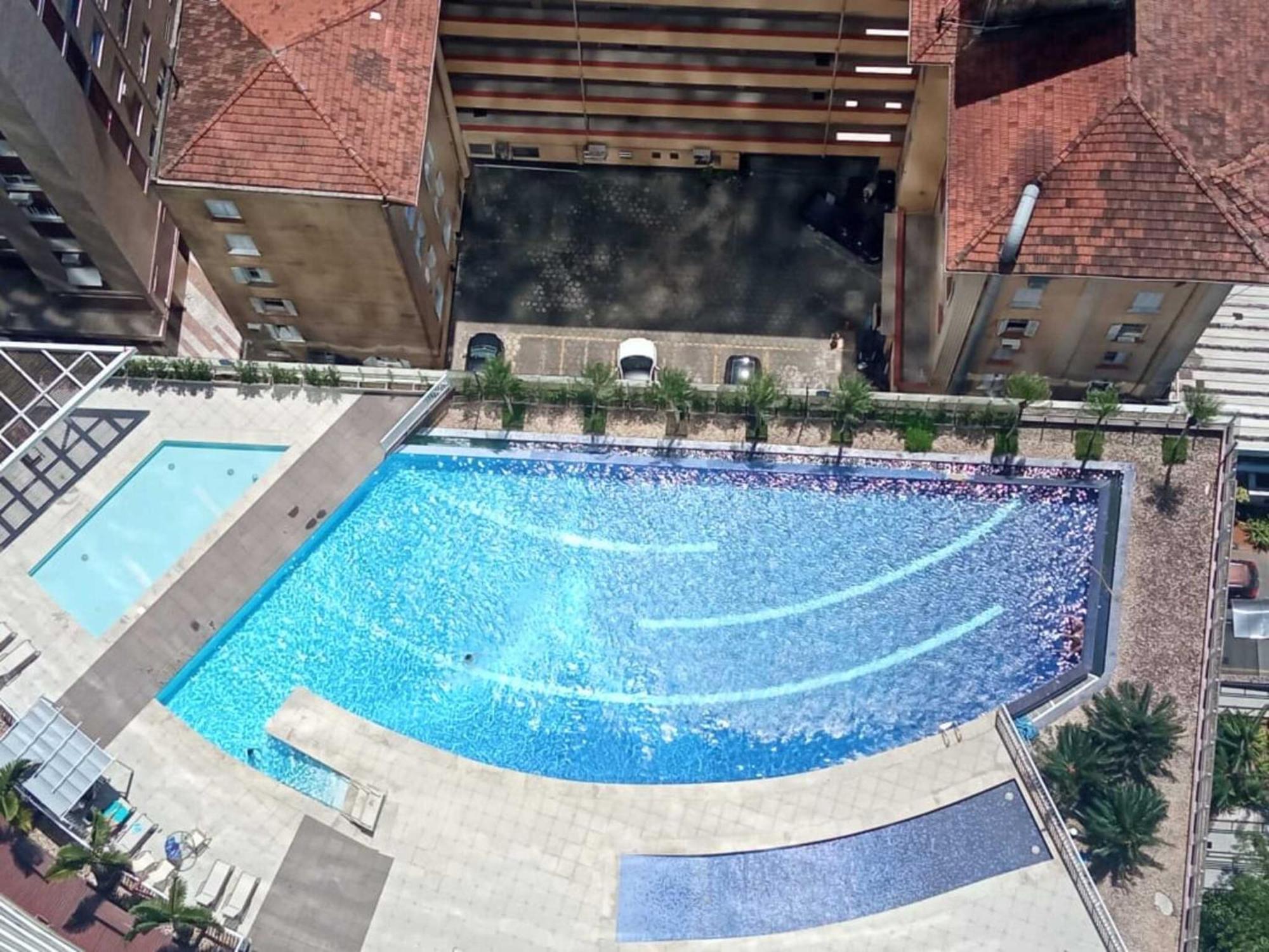 Book Santos - Condominio Unlimited - Apartamento Com Vista Mar E Apartamento Com Vista Piscina Bagian luar foto